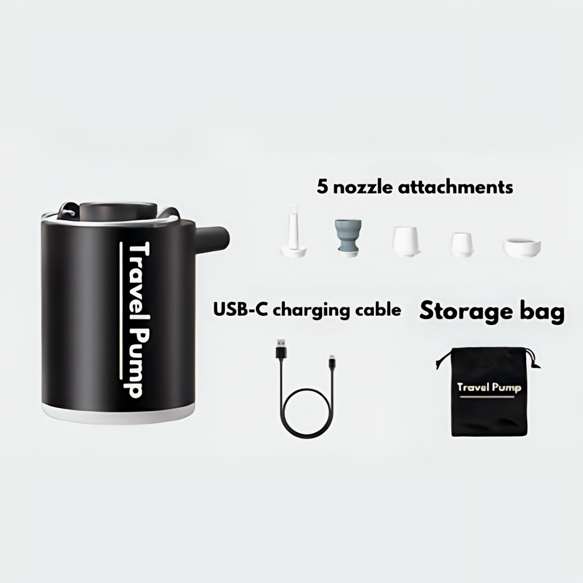 Travel Pump & Bags